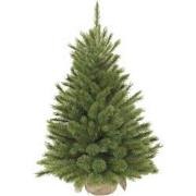 Triumph Tree kunstkerstboompje met jute kluit forest frosted - 60x46