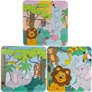 Decopatent® Uitdeelcadeaus 50 STUKS Jungle Dieren Puzzels - Traktatie ...