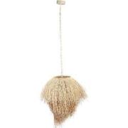 PTMD Aisling Hanglamp - H55 x Ø60 cm - Rotan - Roze