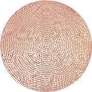 Krumble Placemat rond - PVC - Rosegoud