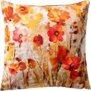 Dutch Decor BROOKE - Sierkussen 45x45 cm – met bloemenprint - Chai Tea...