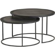 Verona salontafel set van 2, Black