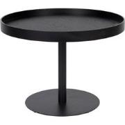 Housecraft Living Yuri Bijzettafel Rond Hout 56x56 cm (M) Zwart