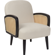 Beliani DVENBERG - Fauteuil-Beige-Polyester