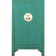 Fine Asianliving Chinese Kast Dusty Turquoise - Orientique Collection