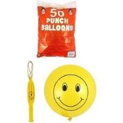 50 STUKS | Smiley Bounce Ballonnen | Traktatie / Uitdeelcadeautjes | J...