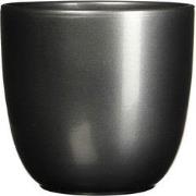 3 stuks - Bloempot Pot rond es/9 tusca 9 x 10 cm antraciet Mica