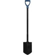 Metalen spade met D-handvat