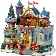 Santa's Castle Gala 20x32x31 cm Kersthuisje