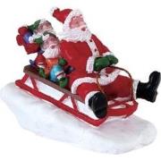 Sledding with santa