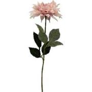 Kunstbloem dahlia l. roze, 58 cm