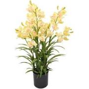 Cymbidium kunstplant 90 cm, groen