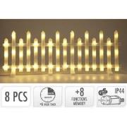 Hekje set van 8sts 192led ww kerstversiering