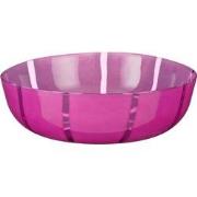 Mica Decorations Schaal Montello - 30x30x8.5 cm - Glas - Roze