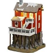 House on stilts battery operated l14,5xb13,5xh22cm