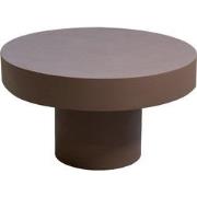 Salontafel Rond - Taupe Ijzer - 66x66x36,5cm - Margriet