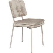 Housecraft Living Franck Eetkamerstoelen Velours Beige - Set van 2