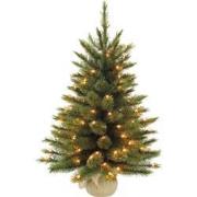 Triumph Tree Forest Frosted Kunstkerstboom in Jute met LED Verlichting...