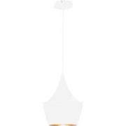 QUVIO Hanglamp rond wit - QUV5070L-WHITE