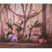 Clayre & Eef Achtergronddoek 180x210 cm Bruin Stof Jungle