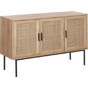 Beliani PASCO - Sideboard-Lichte houtkleur-Vezelplaat