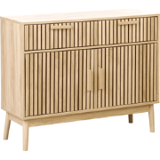 Beliani LYNWOOD - Sideboard-Lichte houtkleur-MDF, Vezelplaat