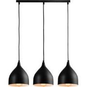 QUVIO Hanglamp 3-lichts zwart - QUV5061L-BLACK