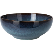 OTIX Saladeschaal - Diep Serveerbord - Schaal - Blauw - 25cm - Aardewe...