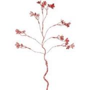 Branche pailletée - Rouge / 63 cm