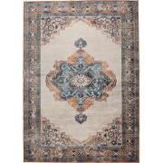 Dutchbone Mahal Vloerkleed Blauw/Brick 200X300