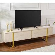 TV Meubel Beige Melamine Fouden Frame Blitz 50x180x29,5 cm