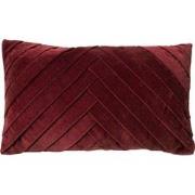 Dutch Decor FEMM – Sierkussen 30x50 cm - velvet - effen kleur - Merlot...