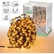 LED Micro Cluster lichtketting 24 m met 800 warmwitte LED's en 8 funct...