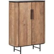 DTP Home Cupboard Soho low, 2 doors,130x90x40 cm, recyceld teakwood an...