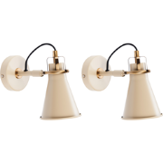 Beliani MOYOLA - Muurlamp-Beige-IJzer