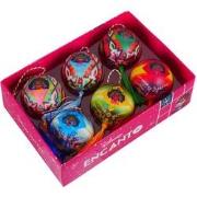 Bauble box 6 pcs Encanto Polyfoam 22x15x6,5 cm kerstornament