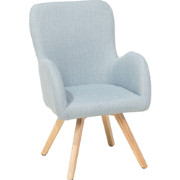 Beliani BJARN - Fauteuil-Blauw-Polyester