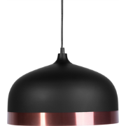 Beliani PARINA - Hanglamp-Zwart-Aluminium