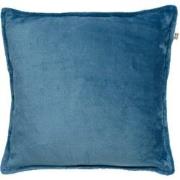 Dutch Decor CILLY - Sierkussen fleece 45x45 cm - Provincial Blue - lic...