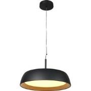 Steinhauer hanglamp Mykty - zwart - metaal - 45 cm - ingebouwde LED-mo...