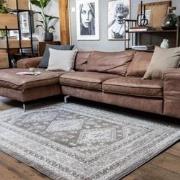 Vintage Vloerkleed Aila Taupe - Polypropyleen - 190 x 280 cm - (L)