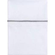 Baby's Only Ledikant laken gebreide bies - Zilvergrijs Mêlee/Wit - 120...