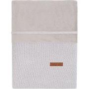 Baby's Only Gebreid baby dekbedovertrek Classic - Zilvergrijs - 100x13...