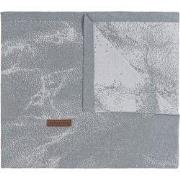 Baby's Only Gebreide wiegdeken - Baby deken Marble - Grijs/Zilvergrijs