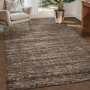 Relax Oslo - Laagpolig Effen Vloerkleed - Modern Tapijt - Bruin- 80x30...