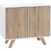 Beliani MILO - Sideboard-Lichte houtkleur-MDF