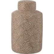 J-line - Kan Decoratief Wabi Porselein Beige/wit Large - 20x20x30.5cm