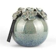Villa Pottery  Blauwe Bloemenvaas Jolie - 14x14x16