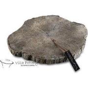 Villa Pottery  Schaal houtlook Bhutan  - 47.5x35x5