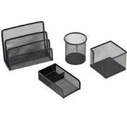 Decopatent® 4 Delige Bureau Organizer SET - Pennenbakje - Brievenbak -...